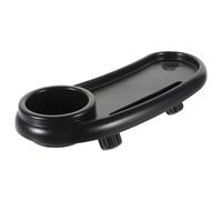 Hohopeti Plateau de Snack pour Poussette Plateau Amovible pour Alimentation avec Support de Gobelet Accessoire Pratique pour Poussette Noir