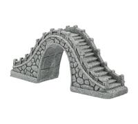 Hohopeti Pont de Pierre Simulé en Grès 3D Décoration Miniature pour Pots de Fleurs Maquette de Pont Décoratif Haute Arche Accessoire Créatif pour Jardin et Bureau Ornement Naturel