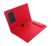 Hohopeti Porte-bloc Magnétique Portable Rouge Support Écriture et Dossier Multifonction pour Reçus Factures et Menus Léger et Compact pour Bureau et Restauration