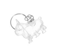 Hohopeti Porte-clés Boîte Mémorial pour Poils de Chien Rangement Sécurisé pour Cheveux Animaux Souvenir Compact et Portable Forme de Chien Conserve la Mémoire du Compagnon Fidèle