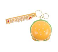Hohopeti Porte-clés Hamburger Transformable Crabe Porte-clés Jouet Fast-Food Décorations Alimentaires pour Garçon Fille
