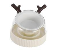 Hohopeti Porte- De Compagnie Bol De Mangeoires Lents Céramique Slow Eating Puppies Bowl Sauqué Chien Et pour Anti-Slip Dog Cat Plat pour Petits Animaux