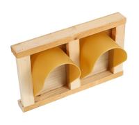 Hohopeti Porte D'entrée Double de Cage à Pigeons en Bois et Abs, Style Européen, Dimensions Standard, Accès Sécurisé pour Pigeonniers, Fournitures Élevage Oiseaux, Usage Extérieur