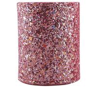 Hohopeti Porte-pinceaux de Maquillage Rose en Plastique Résistant, Seau de Rangement pour Bureau et Coiffeuse, Organisateur Cosmétique Multifonction Anti-poussière pour Stylos