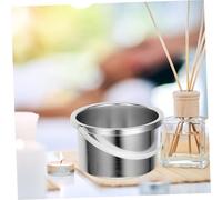 Hohopeti Pot de Fusion Cire Aluminium Récipient Intérieur de Remplacement pour Machine à Épiler Petit Pot de Chauffe Cire pour Épilation Professionnelle et Usage Salon