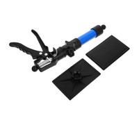 Hohopeti Poteau de Support Télescopique Réglable Bleu Cric Manuel pour Armoires et Meubles de Salle de Bain Hauteur 30-59 CM Outil Multifonction pour Installation et Levage D’Armoires