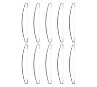 Hohopeti Poteaux de Drapeau Portables à Main 24 Cm Gris, Lot de 10, Mât de Bannière Léger pour Rallye Sportif, Drapeau de Cheerleading et Équipement de Golf Extérieur