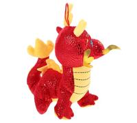 Hohopeti Poupée Dragon en Peluche 24 CM Mascotte du Nouvel an Chinois Décoration Zodiaque en Tissu Doux Dragon Chinois Présent Fête Traditionnelle