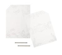 Hohopeti Présentoir à Ongles 2 Pièces Grand Format 15x21 Cm, Panneau Mat sans Capsules, Support D’exposition pour Salon de Manucure, Vitrine Nail Art, Présentation Couleurs et Faux