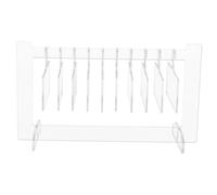 Hohopeti Présentoir Acrylique pour Faux Ongles et Planches, Petit Format, Support Exposition Nail Art, Usage Professionnel Salon de Manucure, Cadre D’affichage Pratique et Décoratif