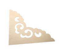 Hohopeti Protection Angle Cuivre Antique Cache Coin Décoratif Chinois pour Meubles Protège Bords de Placards et Tables Bois Style Vintage Raffiné