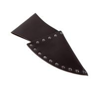 Hohopeti Protection pour Petite Hache en PU Marron Rivets, Étui Ajusté pour Lame, Fourreau Robuste pour Activités de Plein Air, Randonnée et Camping, Sacoche de Rangement Pratique