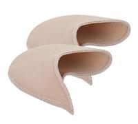 Hohopeti Protège-Orteils de Ballet Sebs, Paire, pour Danseurs | Bouts de Pied Respirants, Forme Antérieure du Pied, Réutilisables, 1 Paire, Taille Courte, Ton Chair
