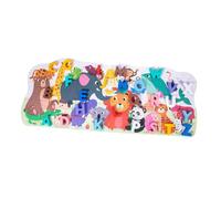 Hohopeti Puzzle Éducatif Bois pour Garçon Fille Lettres Jeu Apprentissage Créatif pour Garçons et Filles de Ans Éducatif Stimulant la Réflexion et Observation Cadeau Anniversaire