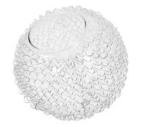 Hohopeti Remplacement d'Abat-Jour en Verre Sphérique pour Plafonnier Intérieur, Diamètre 150 MM, Couvercle en Verre Clair pour Lampe de Salon