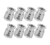 Hohopeti Remplacement du Boulon de la Tige de Gril, Grille de Cuisson, Lot de 8, Manchon limiteur de Fourchette de Barbecue, pièce de Rechange pour Barbecue extérieur