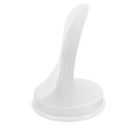 Hohopeti Repose-Pieds Mural Antidérapant Blanc Ventouse pour Salle de Bain Accessoire Pratique pour Lavage des Pieds Support Ergonomique sans Pliage Adapté Personnes Fragiles et