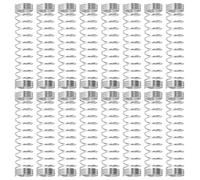 Hohopeti Ressorts de Compression Mini Ressorts Compacts et Résistants Lot de 50 en Acier Inoxydable pour Recharge de Stylo à Bille Adaptés pour Bureau et Paquet de Papeterie
