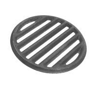 Hohopeti Ronde Fonte pour Barbecue Résistance Haute Température Isolation Feu Cuisson Uniforme Portable pour Camping et Jardin