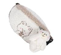 Hohopeti Sac Banane Femme Peluche avec Motif Ours Sac Ceinture et Pratique pour Téléphone Clés et Petits Objets Accessoire Mode Créatif pour Sorties et Shopping