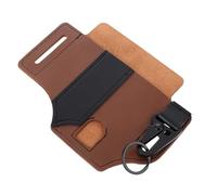 Hohopeti Sacoche de Cuir pour Outils et Lampe de Poche Pochette de Rangement Multifonctionnelle pour Randonnée et Voyage Organiseur Compact pour Clés et Accessoires