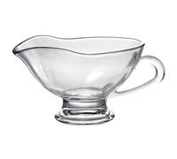 Hohopeti Saucière en Verre Transparent 210 Ml, Pot à Confiture Multifonction, Tasse à Sauce et Lait, Ustensile de Service Cuisine, Maison et Banquet, Design Ergonomique