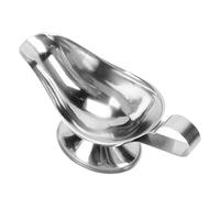 Hohopeti Saucière Inox Simple Forme Coupelle à Sauce pour Restaurant Bol Assaisonnement Polyvalent sans Tache Nettoyage Facile Ustensile Table Compatible
