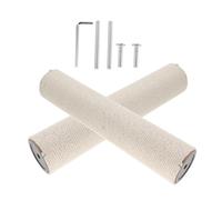 Hohopeti Set de Poteaux de Remplacement Sisal pour avec Vis et Clé Kit Naturel pour Réparer et Protéger Meubles Intérieurs Adapté Aux Tours à Chat pour