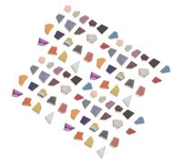 Hohopeti Set de Tesselles Céramique Irrégulières Multicolores pour Loisirs Créatifs Mosaïque Pièces Décoratives Durables pour Cadres Pots et Projets DIY Artistiques