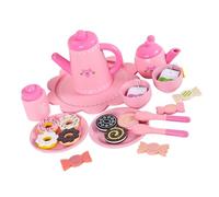 Hohopeti Set Dinette Garçon Fille Simulation Cuisine Rose Éducatif pour Fille Garçon Service Manuel et Moteur Fin Kit Cuisson Ludique