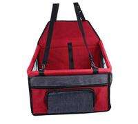 Hohopeti Siège Auto pour Chien et Chat Étanche avec Anneau de Fixation Renfort Bande Poche de Rangement Facile à Installer pour Véhicule