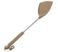 Hohopeti Spatule Cuisine en Silicone Résistante à la Chaleur Manche Long Lot de 4 Pièces Marron Antiadhésive pour Wok et Cuisson Quotidienne Ustensile Sûr et Pratique pour Poêles et