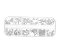 Hohopeti Strass Diamants pour Ongles en Verre Argenté, Boîte de 1, Breloques pour Nail Art et Manucure, Décorations Élégantes pour Faux Ongles et Créations Manuelles