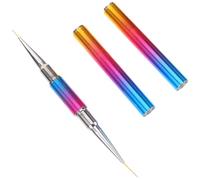 Hohopeti Stylo pour Nail Art Double Tête Coloré, Pinceau de Manucure Précis et Polyvalent, Accessoire DIY pour Décoration D'ongles Professionnel, Outil Fin pour Dessin et Peinture, Salon