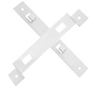 Hohopeti Support de Nichoir à Oiseaux Construction Stable et Design Polyvalent en Acier Galvanisé Argenté pour Fixation Sécurisée de Nichoirs et Mangeoires
