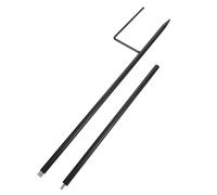 Hohopeti Support De Parasol pour Cour Poteau De Jardin Poteau Robuste Ancrage De Fourche Extérieur Ancrage De Tige Métallique Stabilisateur De Base De