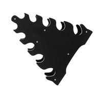 Hohopeti Support de Rangement Vertical pour Haltères 5 Niveaux Structure Robuste en Métal Noir Capacité Multiple Design Compact pour Salle de Sport à Domicile et Entraînement Fitness