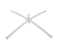 Hohopeti Support Mobile de Croix pour Lit de -né, Porte-clochette Musicale Compatible, à Suspendre Sécurisée pour Jouets Suspendus, Accessoire pour Berceau Bébé, Fixation Stable