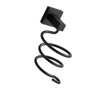 Hohopeti Support Mural Adhésif pour Sèche-cheveux Rangement Mural Robuste sans Perçage Base Renforcée Anti-rayures Salle de Bain et Salon de Coiffure