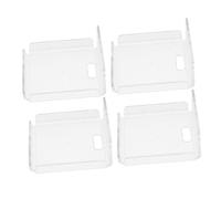 Hohopeti Support Mural Transparent pour Caméra Surveillance et Monitor Étagère Flottante Petite Installation sans Perçage pour Salon Bureau Chambre Salle de Bain Support Polyvalent pour