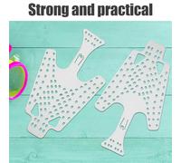 Hohopeti Support pour Pantoufles de Palmes de Plongée en Plastique Blanc Élargisseur pour Semelles de Palmes de Snorkeling Insert Léger et Antidérapant pour Maintien Sécurisé Séchage