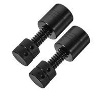 Hohopeti Supports de Cric à Vis Réglables 3t, Coussinets de Cric Manuels à Tête Plate, Lot de 2, Vérins Stabilisateurs pour Levage et Manutention D’équipements Lourds, Outil de Chantier