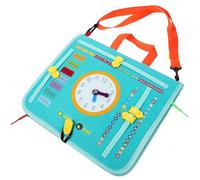 Hohopeti Tableau Éveil Montessori Feutre pour Tout-Petits Éducatif Préscolaire Sécurisé Apprentissage Autonome des Habiletés de Vie Activité Compact