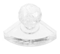 Hohopeti Tampon à Fards à Paupières Outil Paupières en Cristal à Solution Gain de Place Contrôle Précis et Maquillage des Yeux pour Blushes et Sourcils