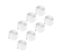 Hohopeti Tampons De Manucure Transparents 8 Pcs 2,8 Cm Silicone Pour Nail Art Professionnel Et Domestique Pour Création Motifs Ongles Diy