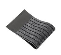 Hohopeti Tapis Antidérapant pour Marches d'Escalier Intérieures 30X85 CM en Moquette Rayée Gris Foncé, Double Face Lavable, Protection Sécurisée pour Animaux Domestiques et Usage Familial