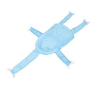 Hohopeti Tapis de Bain -Né en Filet Respirant Bleu Support Antidérapant pour Siège de Bain Confortable et Anatomique Filet de Soutien Facile à Nettoyer