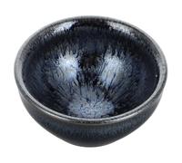 Hohopeti Tasse à Thé Chinoise Jianzhan Céramique Artisanale Style Vintage Résistante et Facile à Nettoyer Service à Thé Kung Fu pour Usage Quotidien à Domicile et Bureau