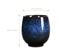 Hohopeti Tasses Kung Fu en Céramique 150 Ml Ensemble de 2 Tasses à Thé pour Rituel de Thé du Matin et Moments de Détente