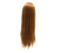 Hohopeti Tête Mannequin Coiffure Fibres Synthétiques Haute Température Modèle Pratique Pour Entraînement Coiffure Tête Apprentissage pour Nouage et Styling Couleur Dorée Usage